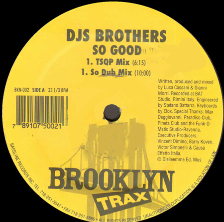 DJS BROTHERS - So Good