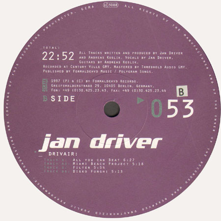 JAN DRIVER - Drivair