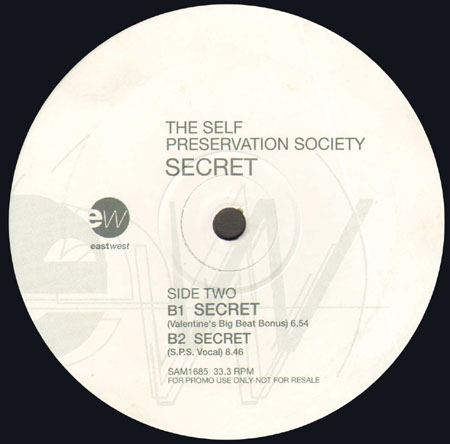 THE SELF PRESERVATION SOCIETY - Secret