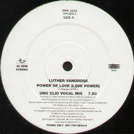 LUTHER VANDROSS - Power Of Love (Love Power) (Uno Clio Mixes)