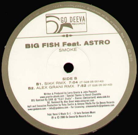 BIG FISH  - Smoke (Original, Sikk, Alex Grani Rmxs)