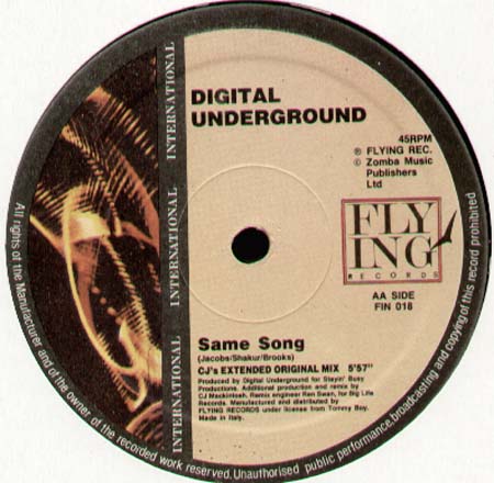 DIGITAL UNDERGROUND   - Same Song (CJ Mackintosh Rmx)