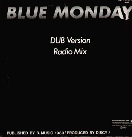 TOMMY B - Blue Monday