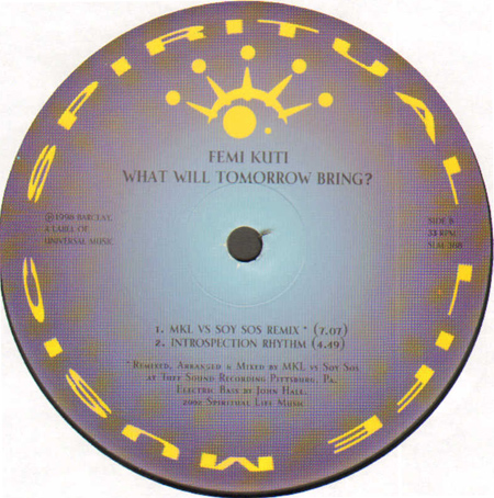 FEMI KUTI - What Will Tomorrow Bring?