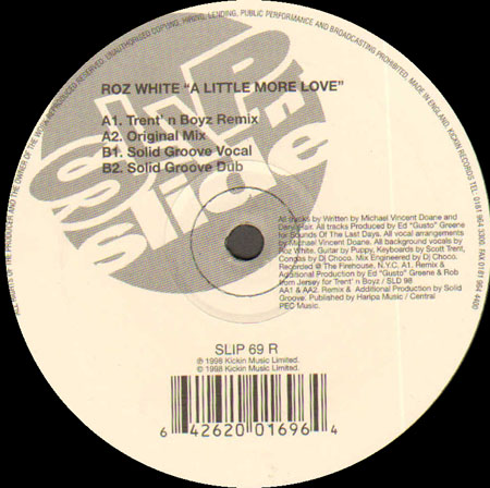 ROZ WHITE - A Little More Love (Original  - Solid Groove Rmx)