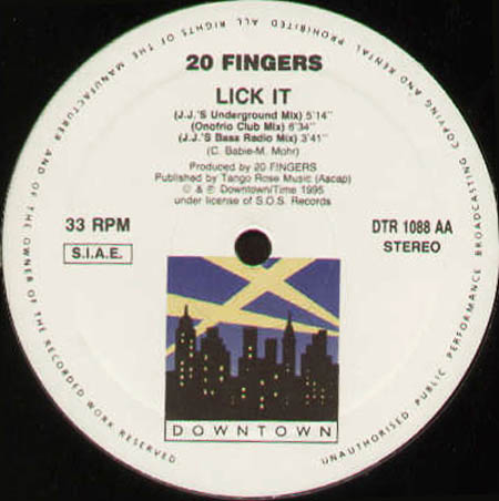 20 FINGERS   - Lick It - Feat. Roula