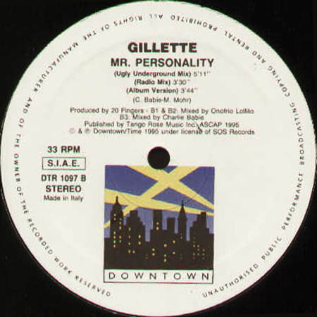 GILLETTE - Mr. Personality