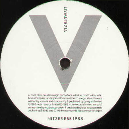 NITZER EBB - Control I'm Here - Edition Number Two (Strategic Dancefloor Initiative)