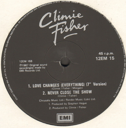 CLIMIE FISHER   - Love Changes (Everything)