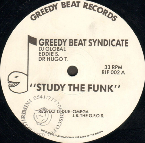 THE GREEDY BEAT SYNDICATE - Study The Funk