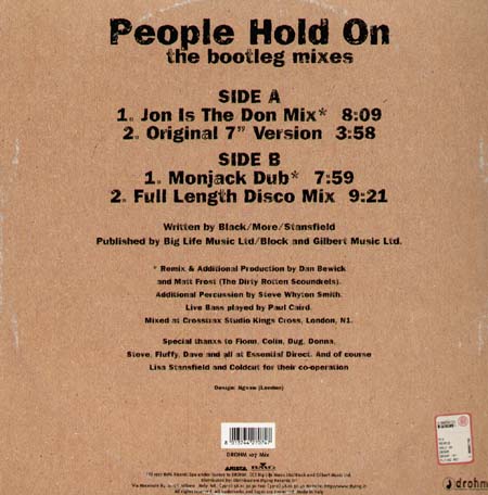 LISA STANSFIELD VS. THE DIRTY ROTTEN SCOUNDRELS - People Hold On (The Bootleg Mixes)