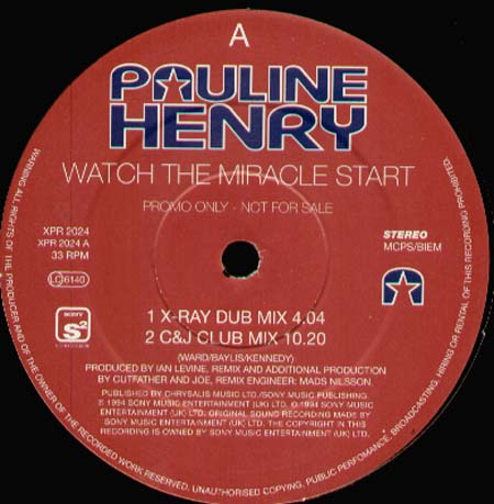 PAULINE HENRY - Watch The Miracle Start