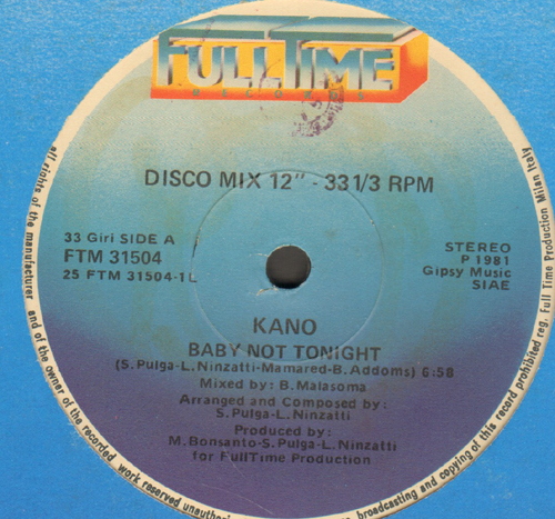 KANO - Baby Not Tonight / Don't Try To Stop Me