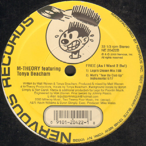 M-THEORY - Free (As I Want 2 Be!) , Feat Tonya Beacham