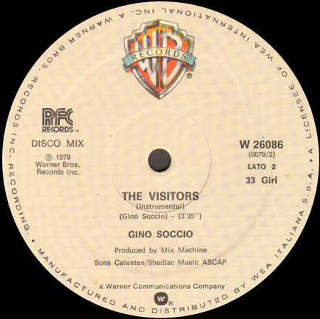 GINO SOCCIO - The Visitors