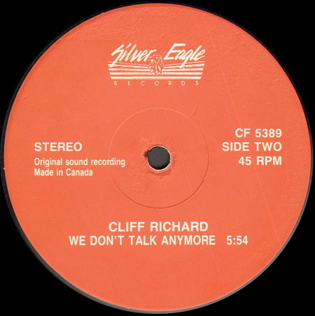 WINGS / CLIFF RICHARD - Goodnight Tonight / We Don't Talk Anymore