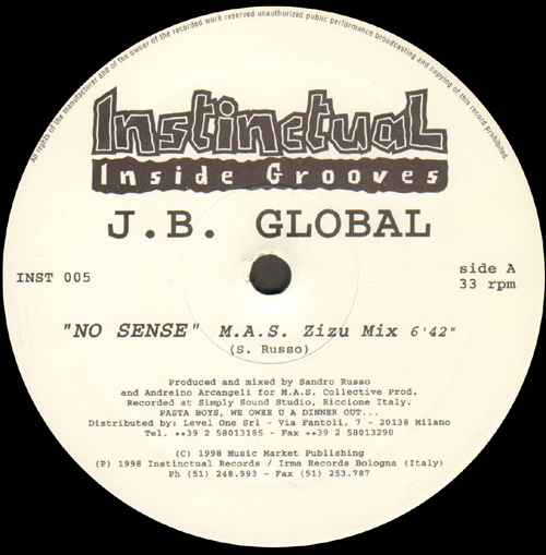 J.B. GLOBAL - No Sense