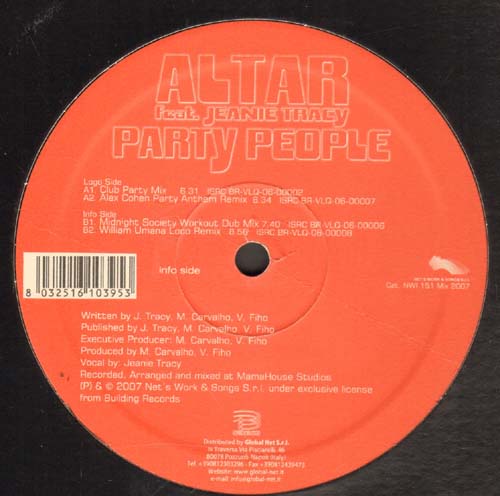 ALTAR - Party People - Feat. Jeanie Tracy