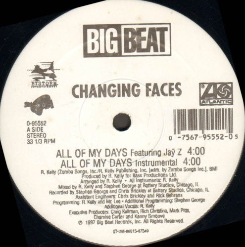 CHANGING FACES - All Of My Days