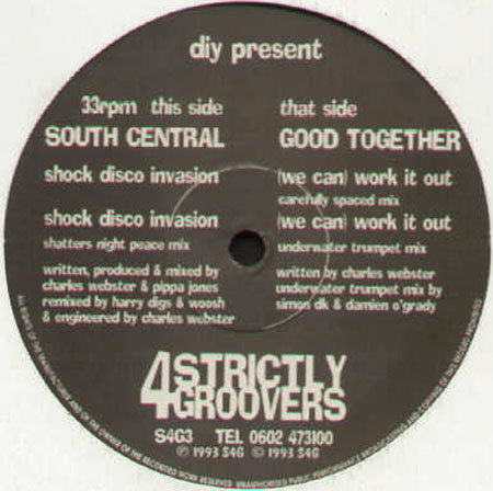 VARIOUS (SOUTH CENTRAL / GOOD TOGETHER) - DIY Presents Strictly 4 Groovers
