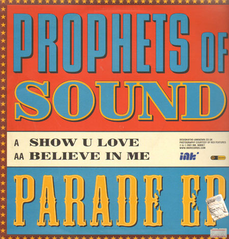 PROPHETS OF SOUND - Parade EP