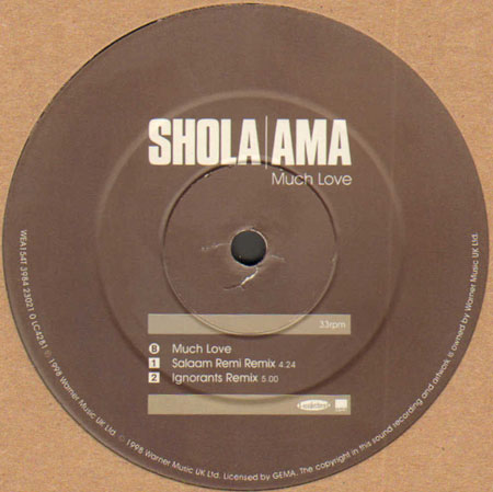 SHOLA AMA - Much Love