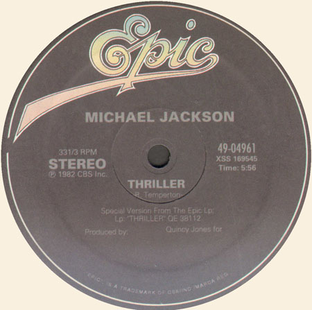 MICHAEL JACKSON - Thriller