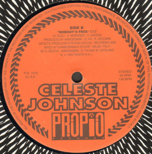 CELESTE JOHNSON - Everybody's Free