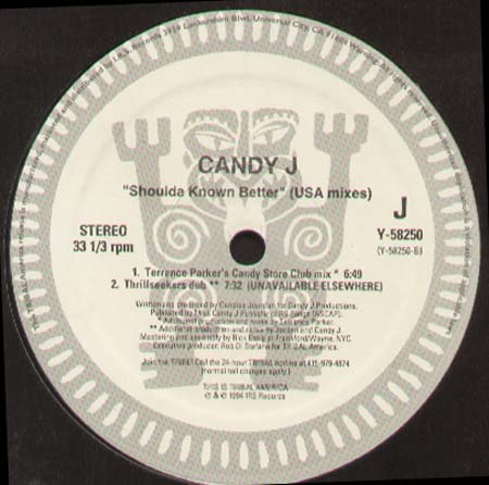CANDY J - Shoulda Known Better (USA Mixes)