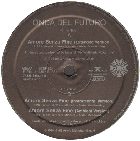 ONDA DEL FUTURO - Amore Senza Fine