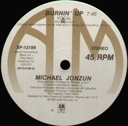 MICHAEL JONZUN - Burnin' Up