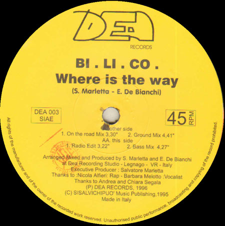 BI.LI.CO. - Where Is The Way