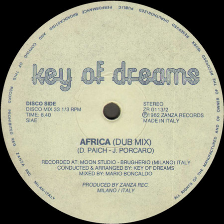 KEY OF DREAMS - Africa