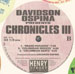 DAVIDSON OSPINA - Chronicles III