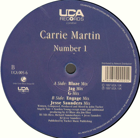 CARRIE MARTIN - Number 1 (Blaze Mix)