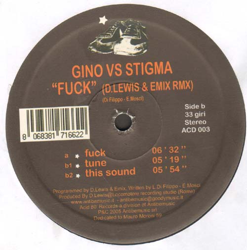 GINO - Fuck - vs. Stigma (D.Lewis & Emix Remix)