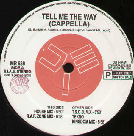CAPPELLA - Tell Me The Way