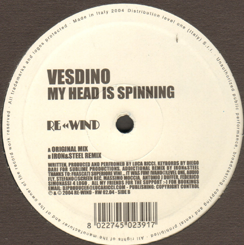 VESDINO - My Head Is Spinning