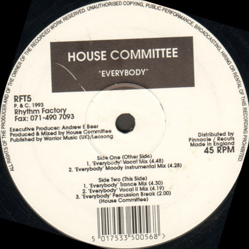 HOUSE COMMITTEE - Everybody