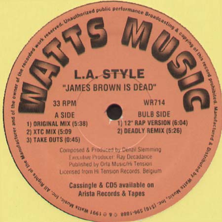 L.A. STYLE - James Brown Is Dead