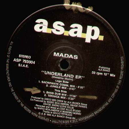 MADAS - Underland EP