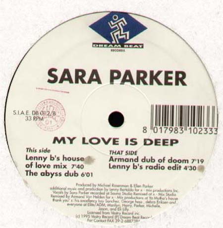 SARA PARKER - My Love Is Deep (Armand Van Helden  Rmx)