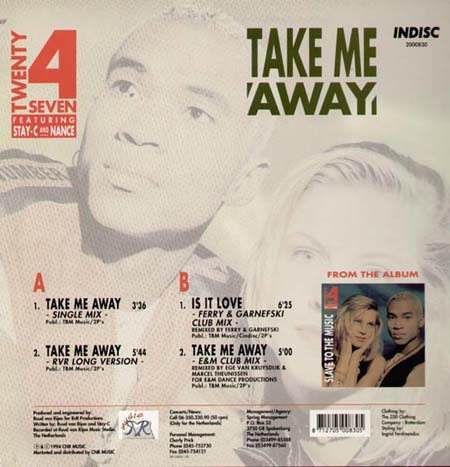 TWENTY 4 SEVEN - Take Me Away, Feat. Nance And Stay-C