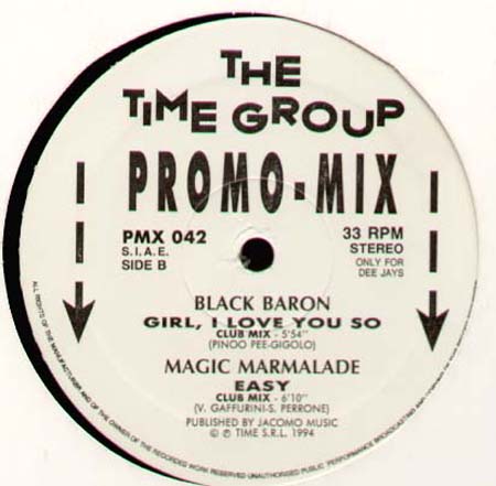 VARIOUS (AMPARO / ALGEBRIKA / BLACK BARON / MAGIC MARMALADE) - Promo Mix 42 (La Magia De Mi Musica / Underpower / Girl, I Love You So  / Easy)