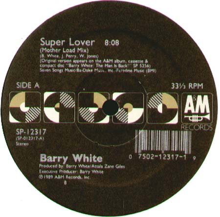BARRY WHITE - Super Lover 