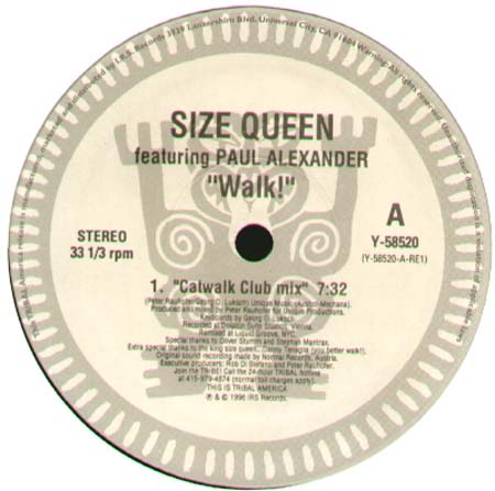 SIZE QUEEN - Walk! - Feat. Paul Alexander
