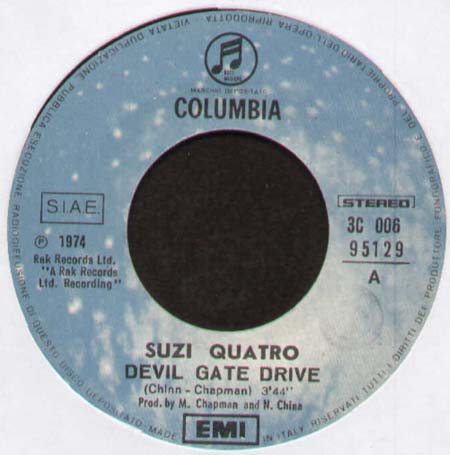 SUZI QUATRO - Devil Gate Drive / In The Morning