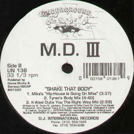 M.D. III - Shake That Body