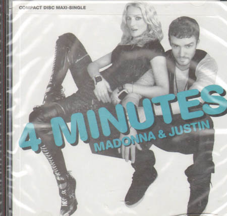 MADONNA - 4 Minutes , With Justin Timberlake (CD, Maxi-Single)