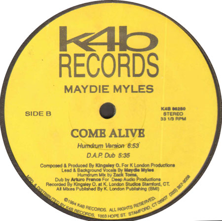 MAYDIE MYLES - Come Alive